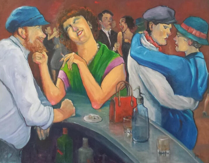 La promesse(Acryl. 70x80) 400€