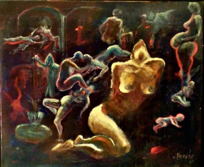 Souffrance( Acryl. 65x80) N.D