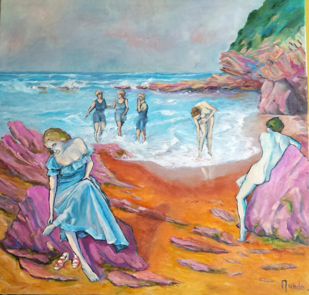 Nature à Bidart( Acryl. 70x80) 380€