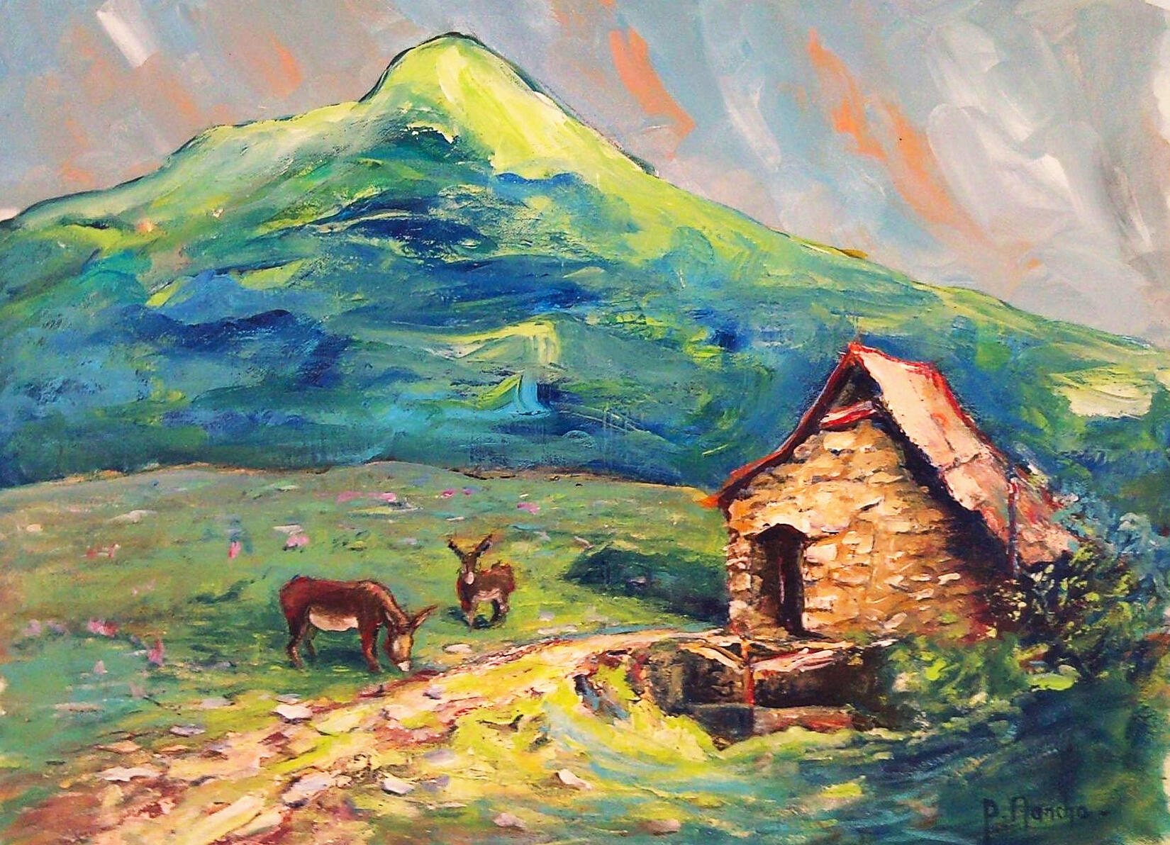 Pic d'Arlas (Acryl.60x 75)