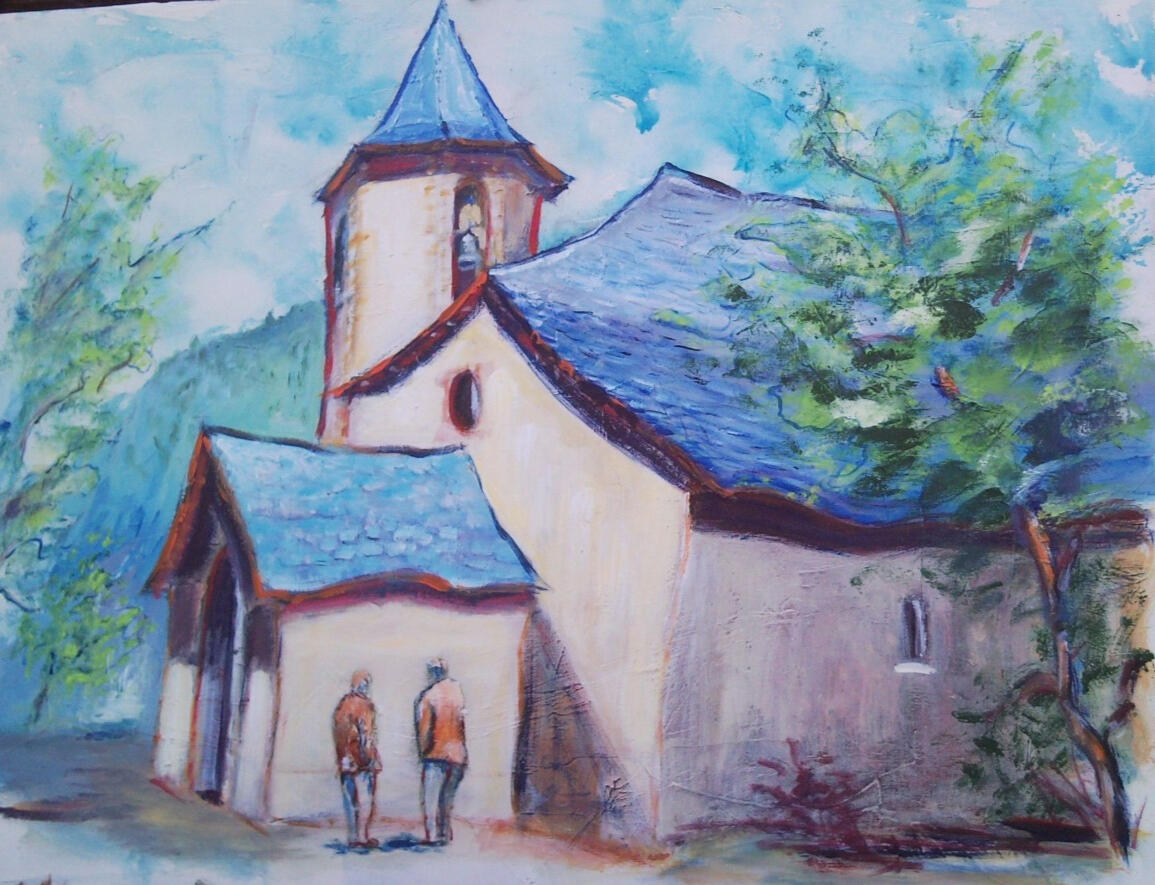 Canfranc (église) Huile 50x65